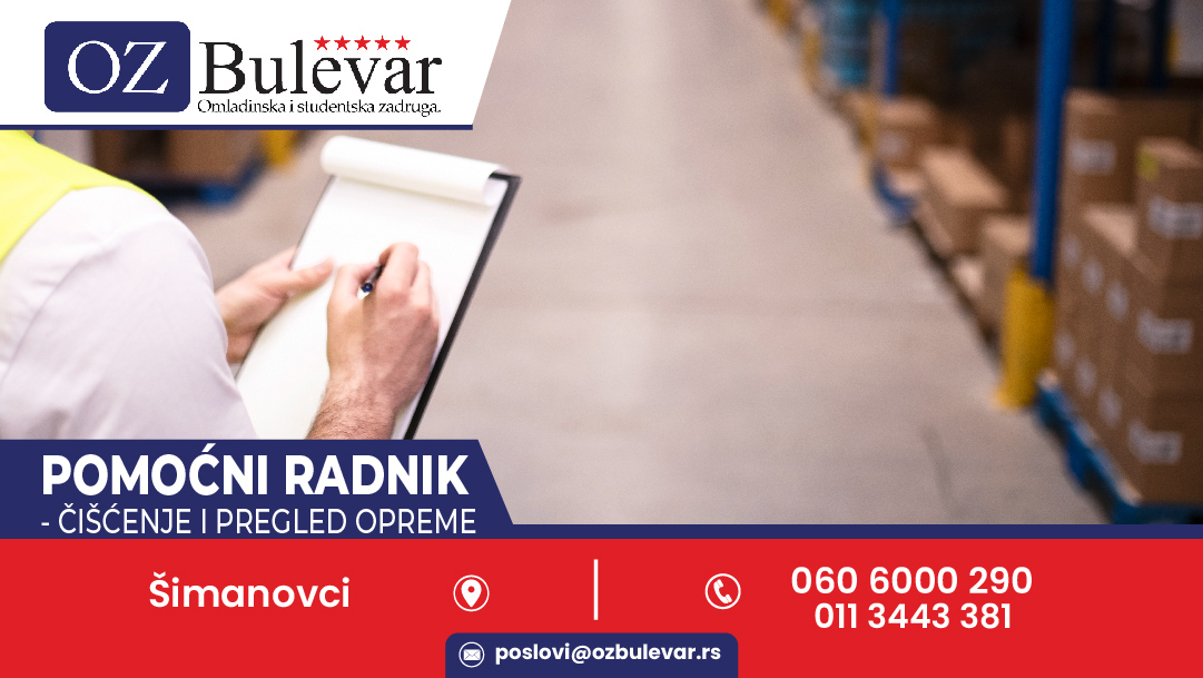 Pomoćni radnik u magacinu