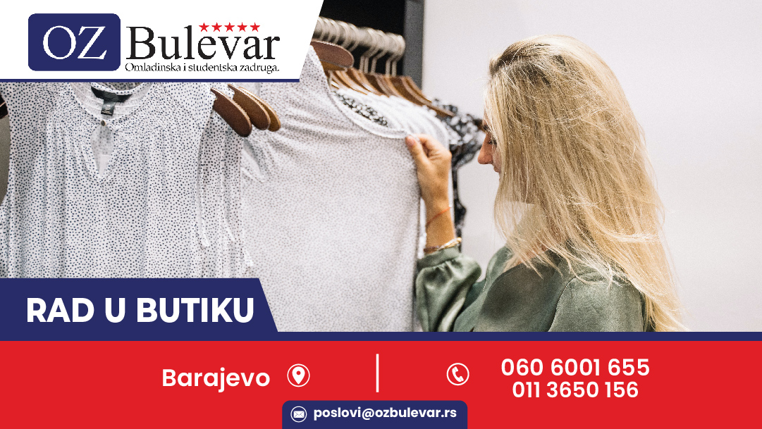 Rad u butiku