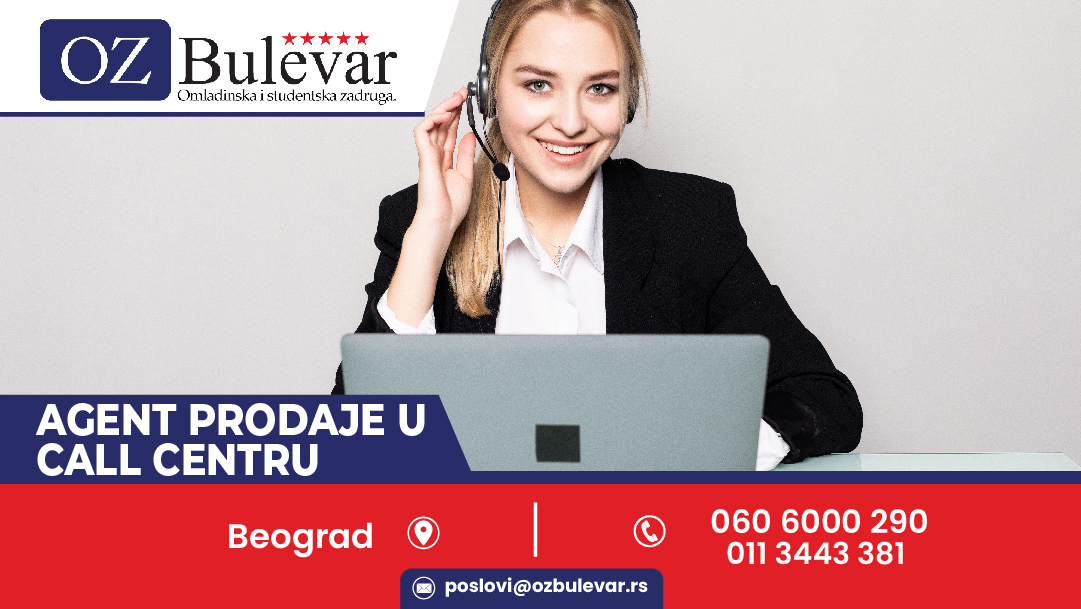 Agent prodaje u call centru