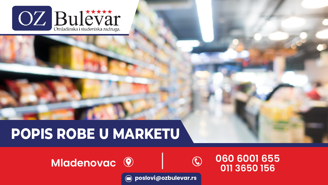 Popis robe u marketu