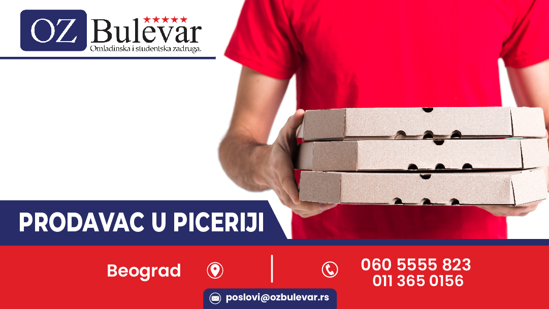 Prodavac u piceriji