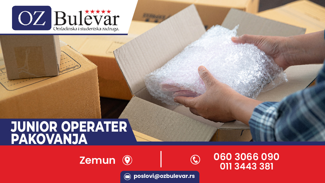 Junior operater pakovanja