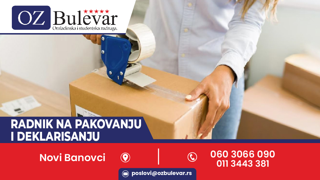 Radnik na pakovanju i deklarisanju 