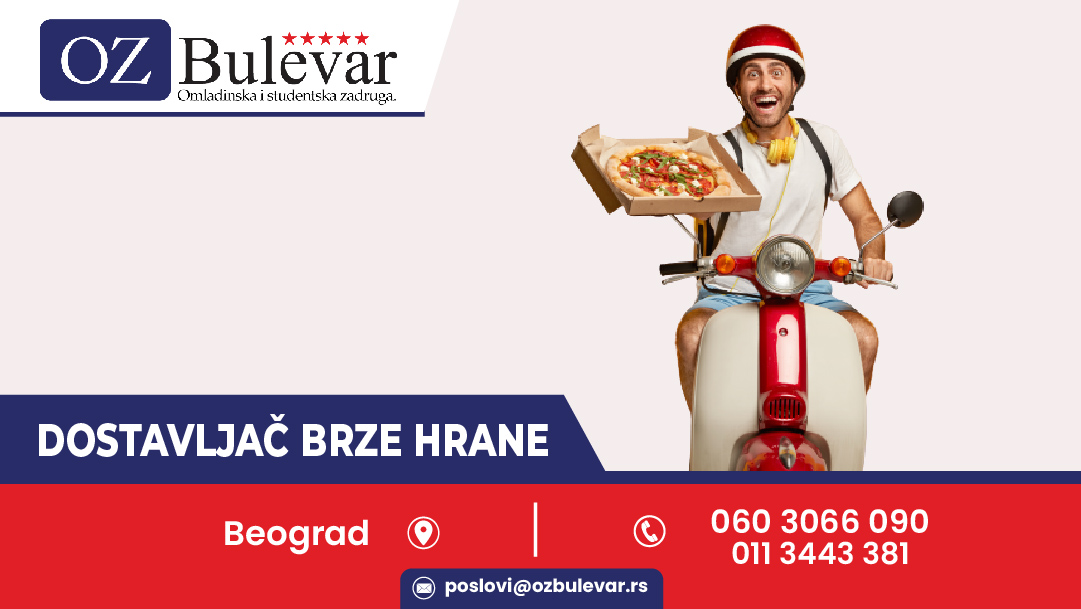 Dostavljač brze hrane 