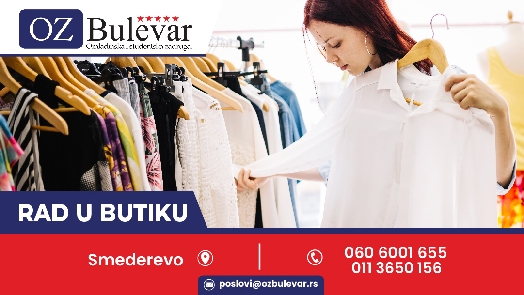 Rad u butiku