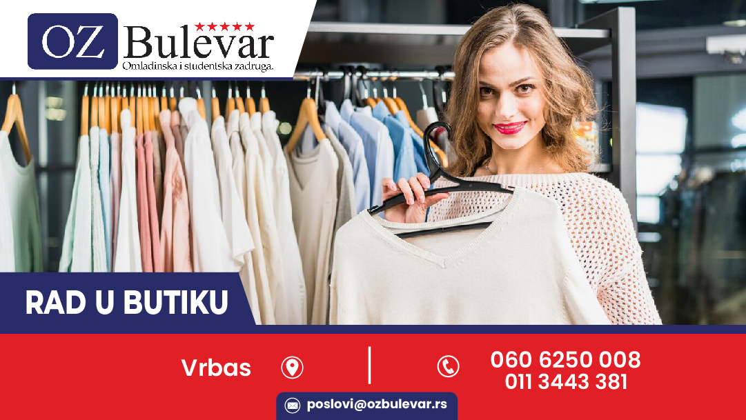 Rad u butiku