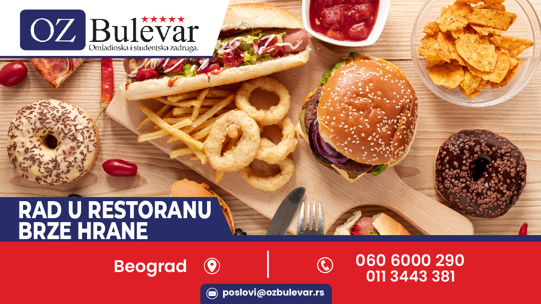 Rad u restoranu brze hrane