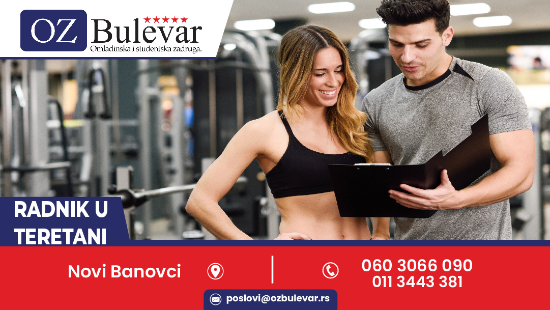 Pomoćni radnik u teretani 