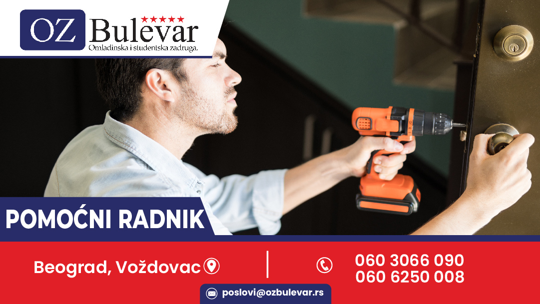 Pomoćni radnik prilikom demontaže