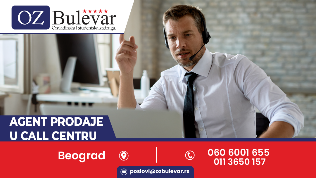 Agent prodaje u call centru