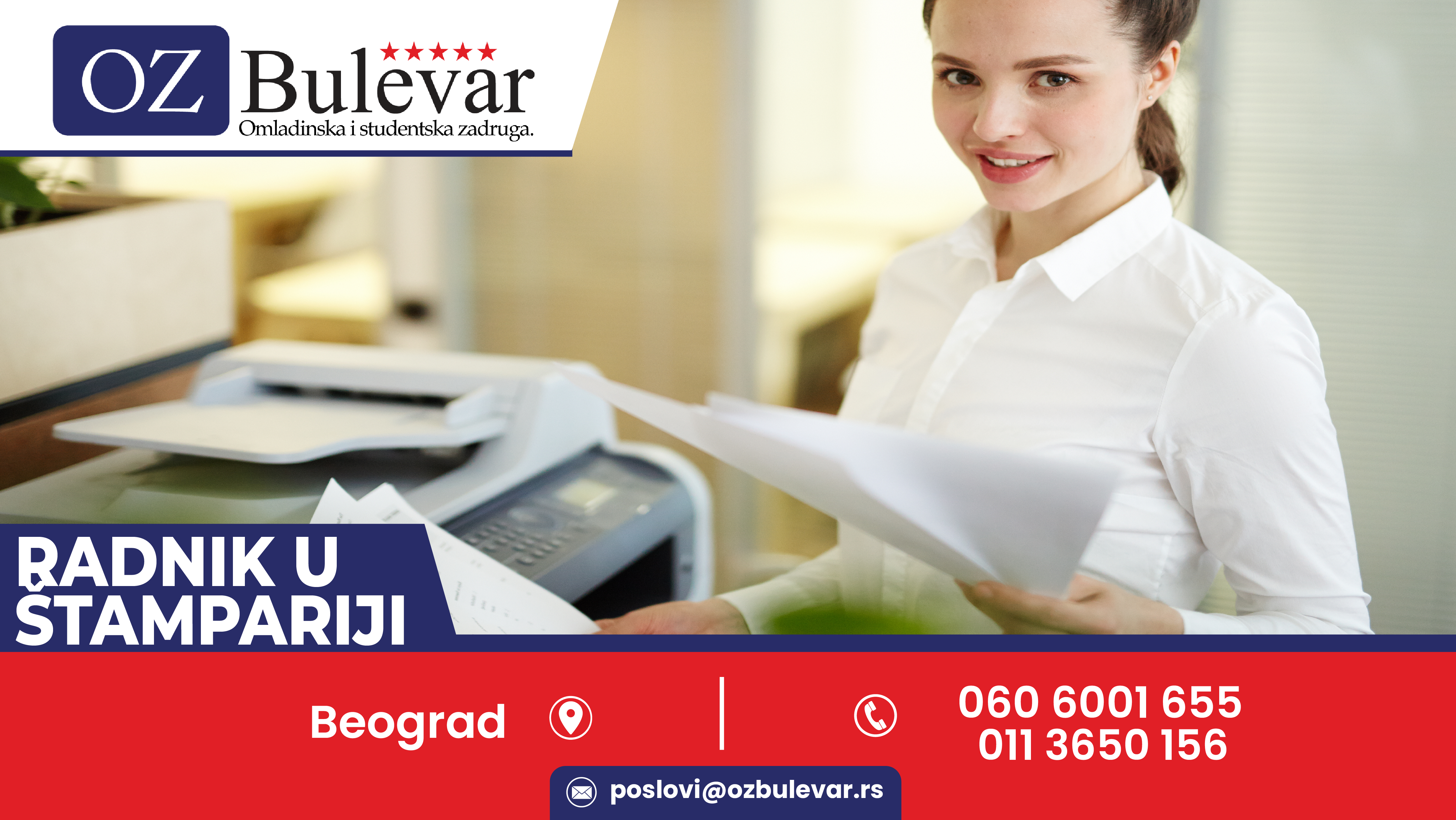 Radnik u štampariji