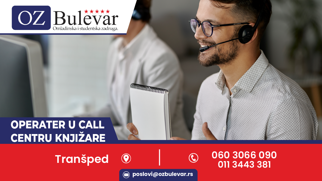 Operater u call centru knjižare 