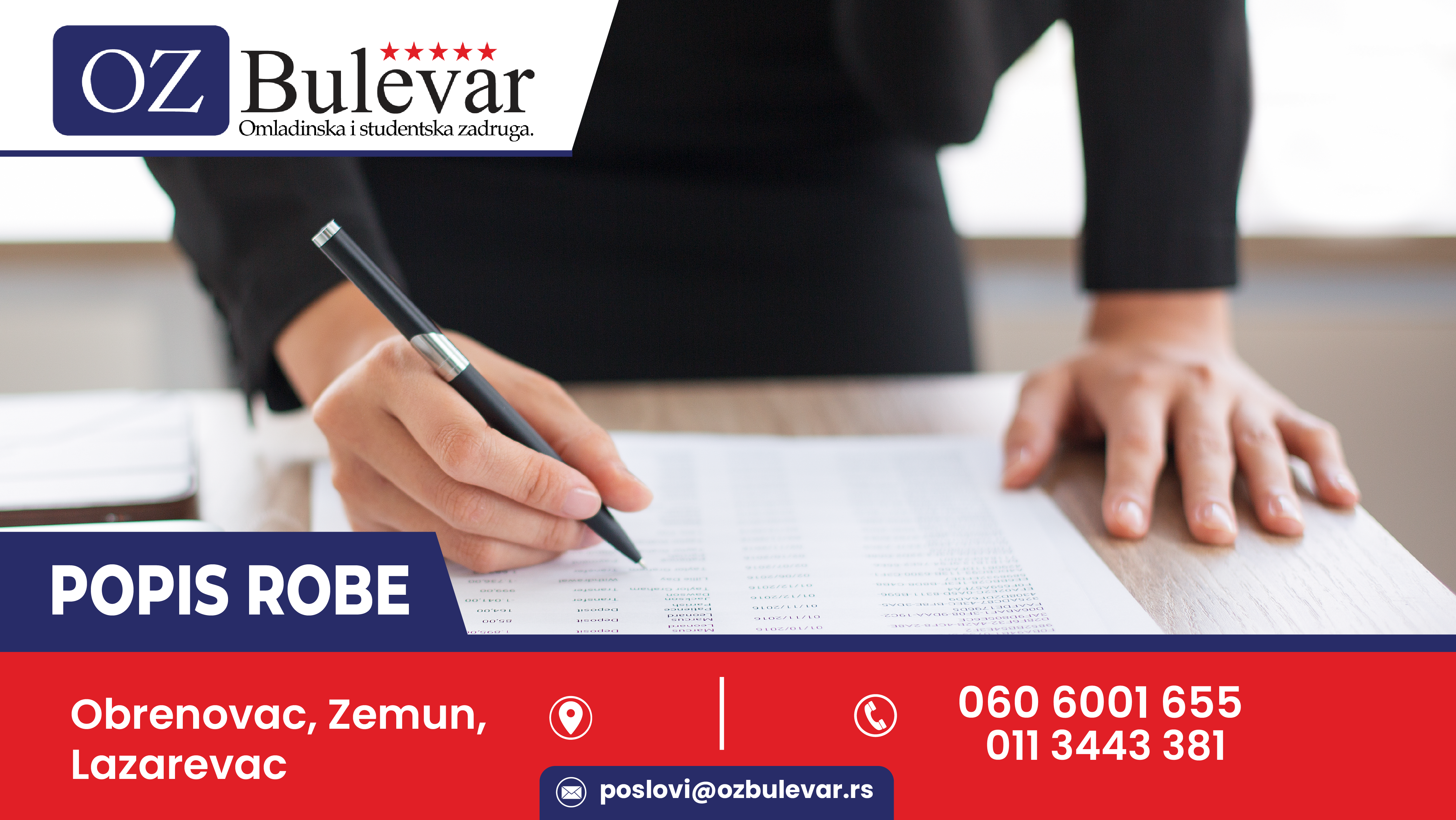 Radnik za popis robe