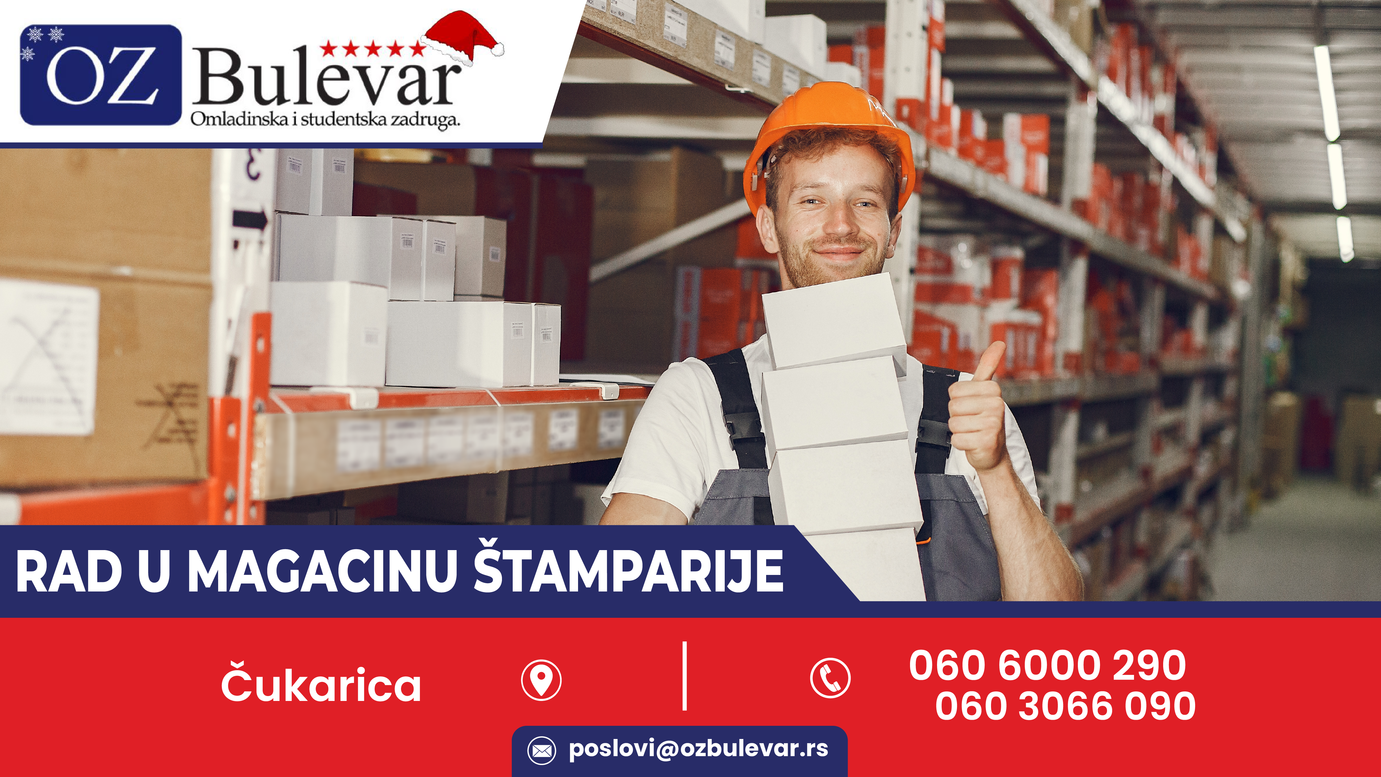 Rad u magacinu štamparije