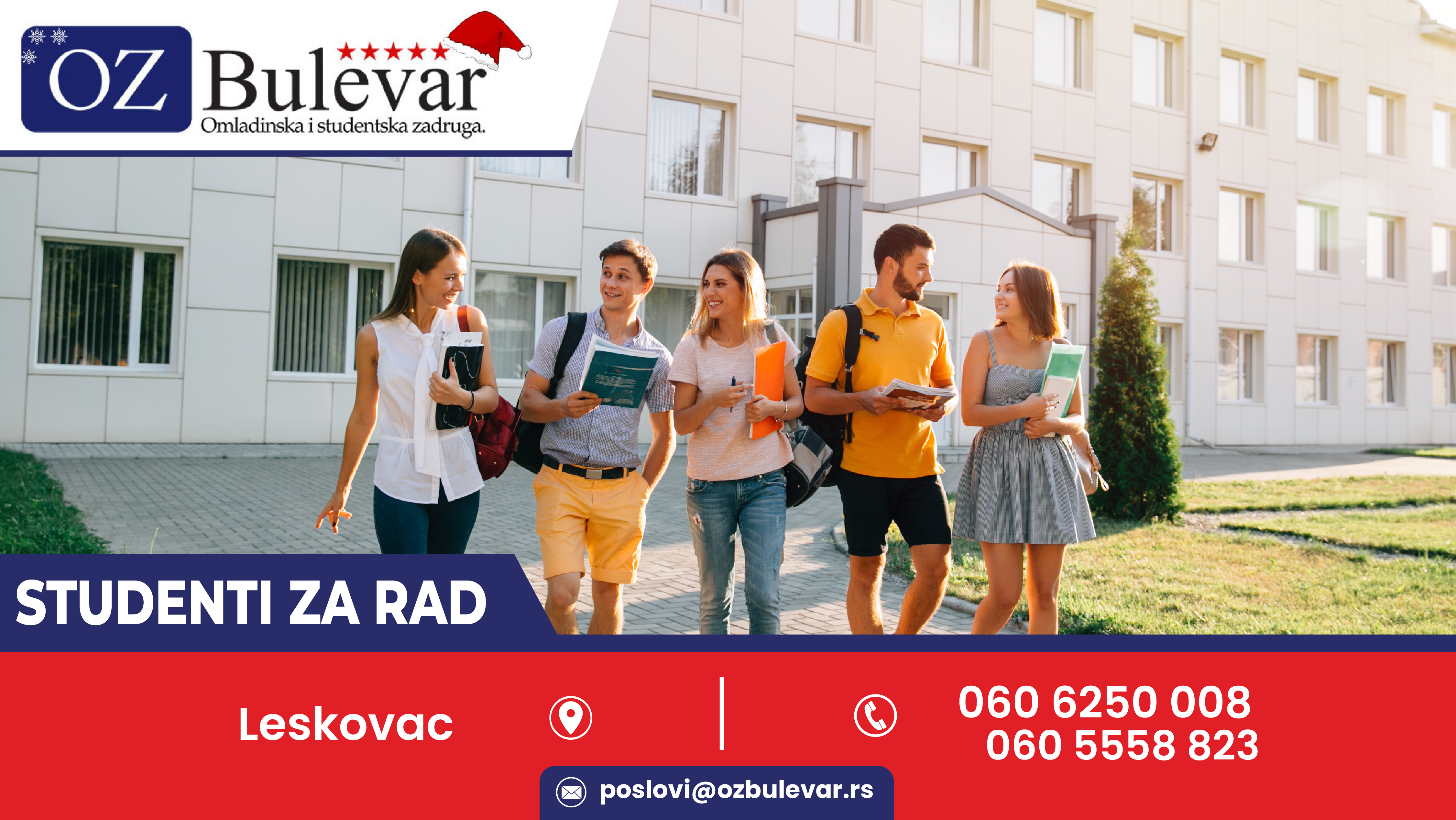 Potrebni studenti za rad