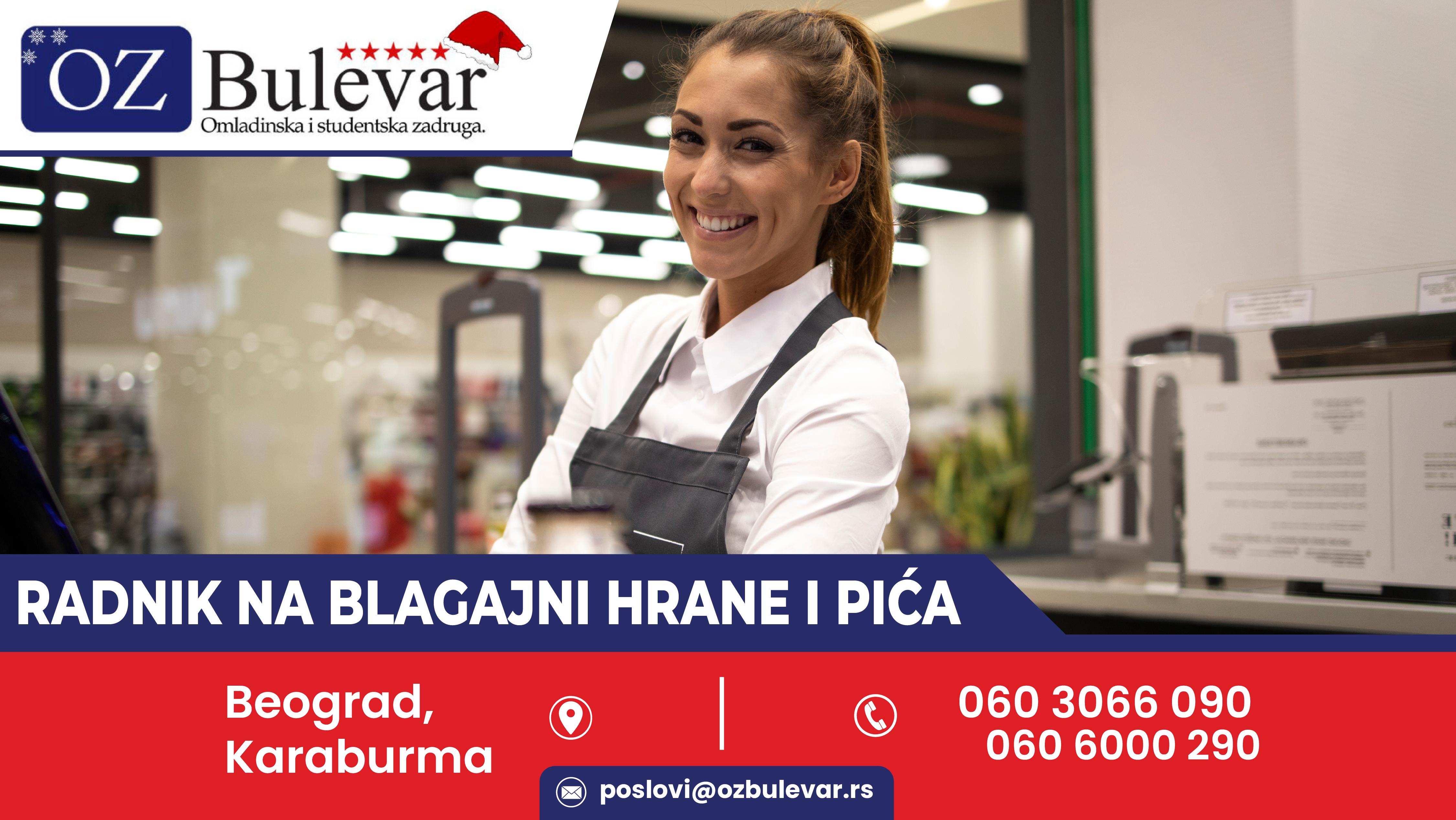 Radnik na blagajni hrane i pića 