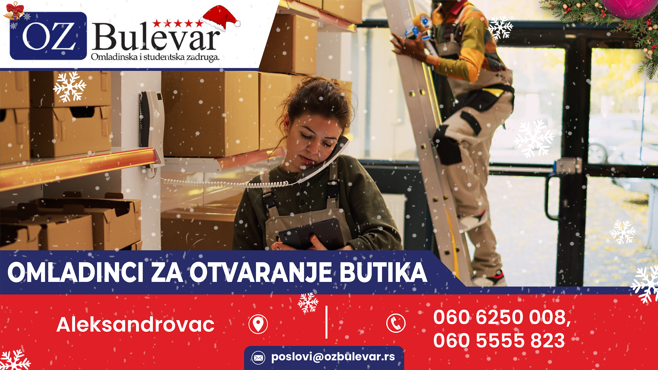 Omladinci za otvaranje butika