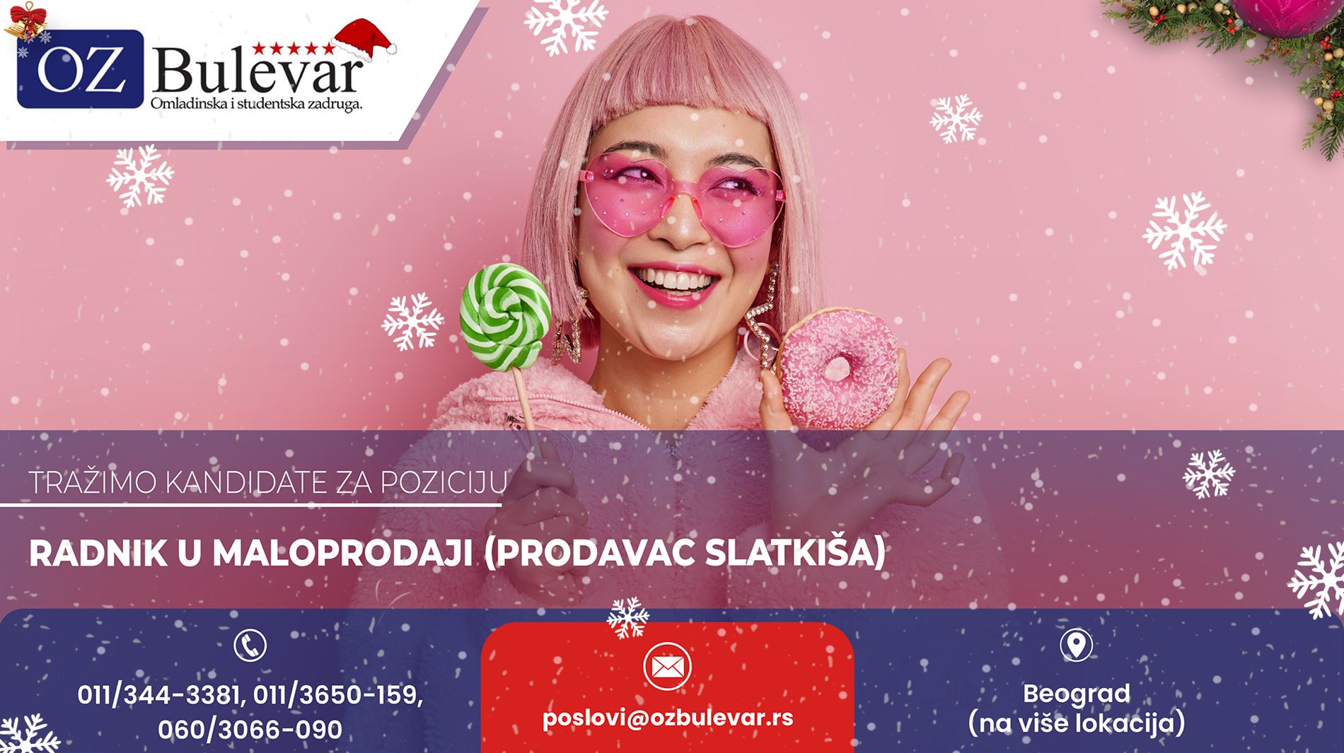 Radnik u maloprodaji (prodavac slatkiša)