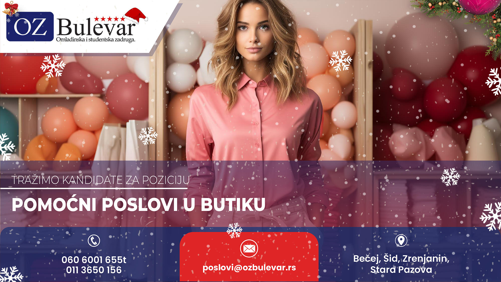 Pomoćni poslovi u butiku