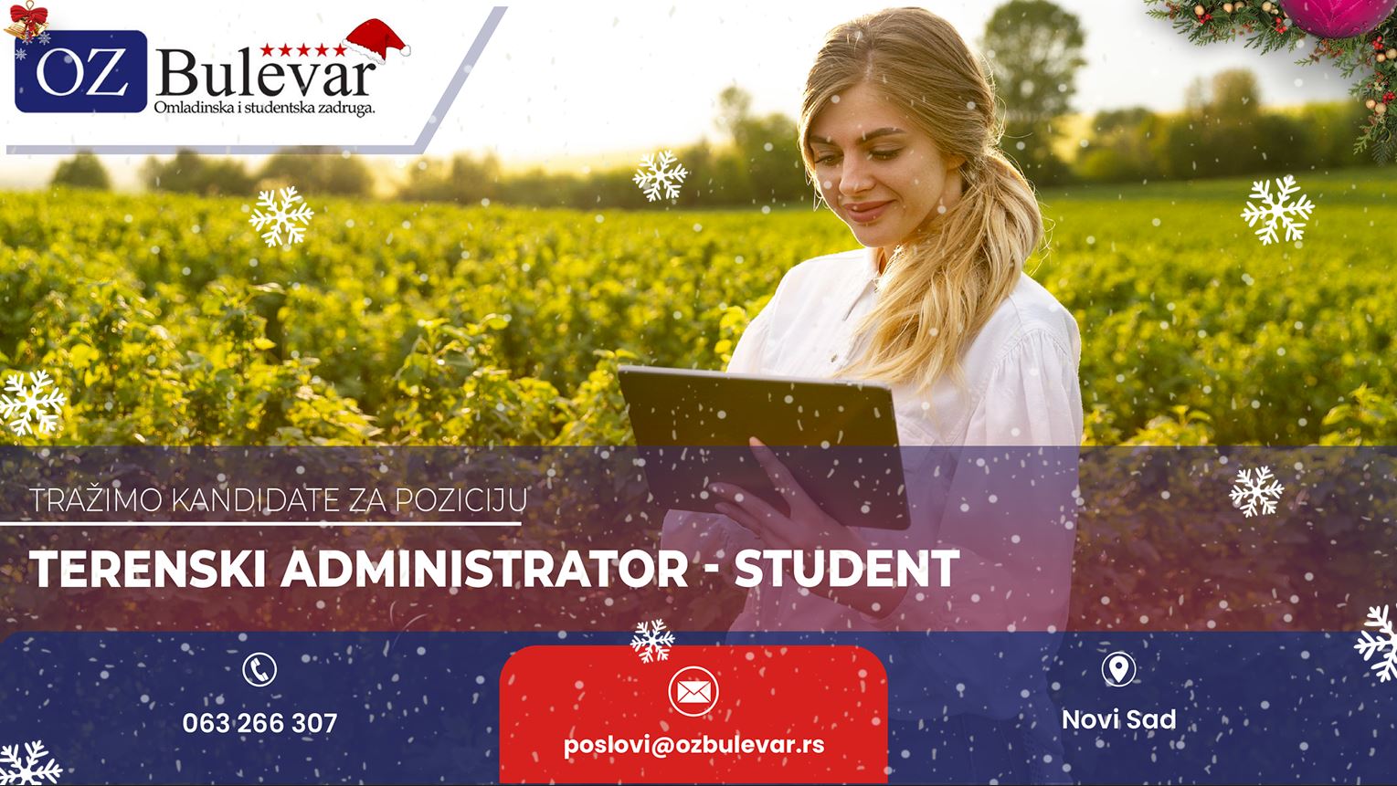 Terenski administrator - student