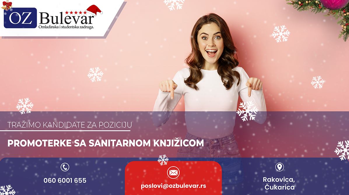 Promoterke sa sanitarnom knjižicom