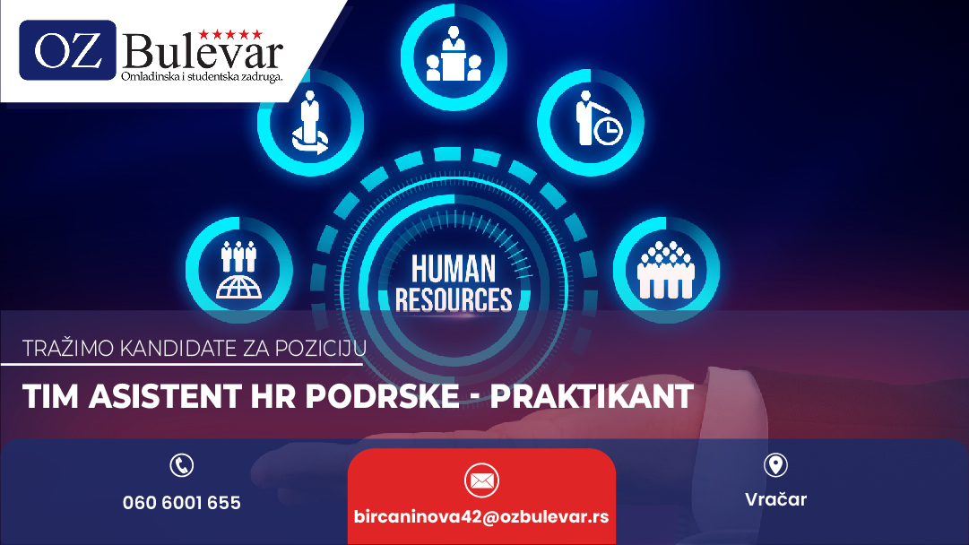 Tim asistent HR podrške - praktikant