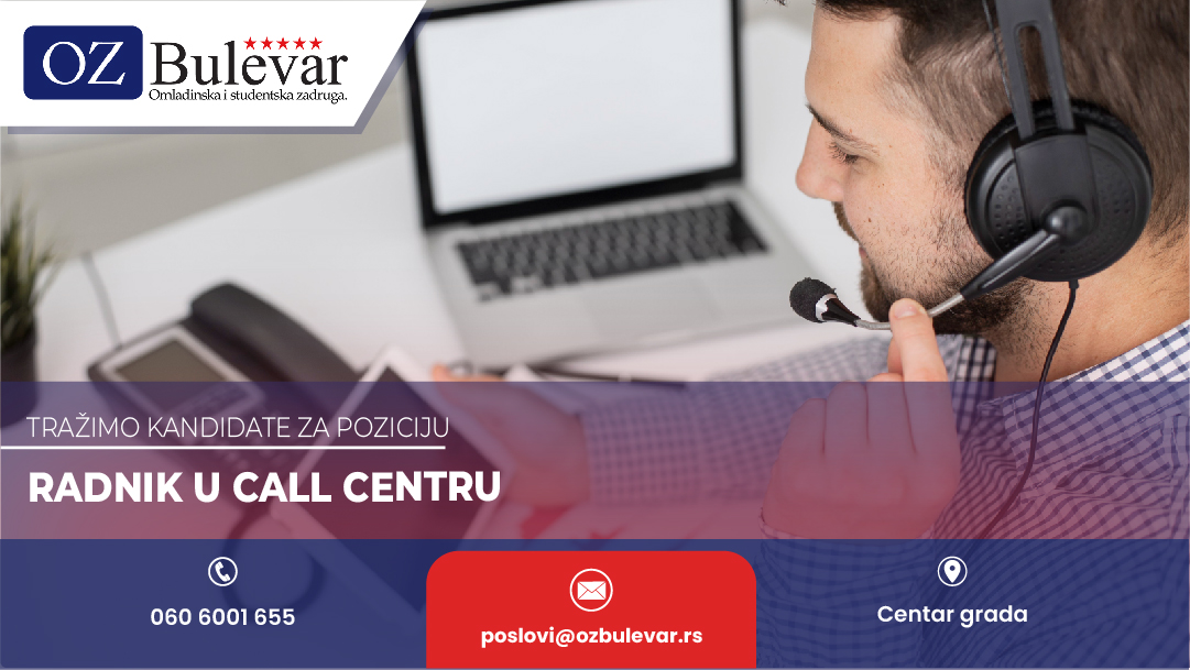 Radnik u call centru