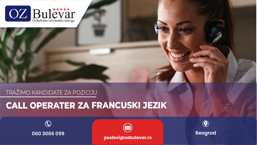Call operater za francuski jezik