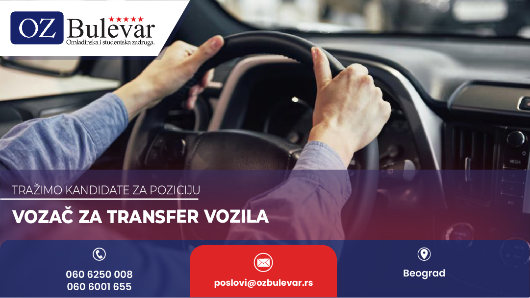 Vozač za transfer vozila
