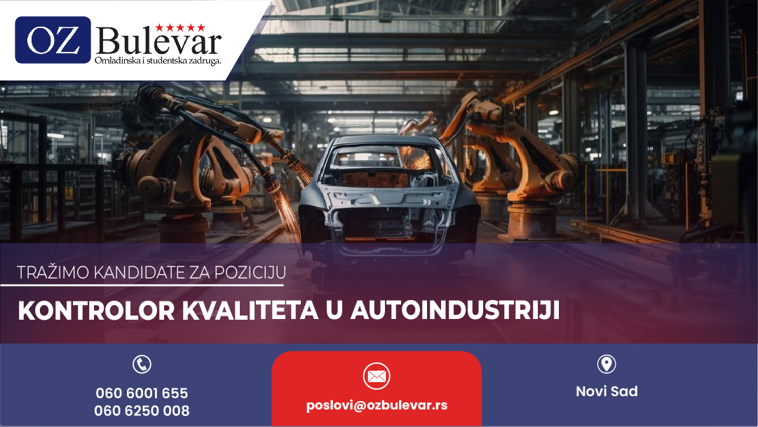 Kontrolor kvaliteta u autoindustriji