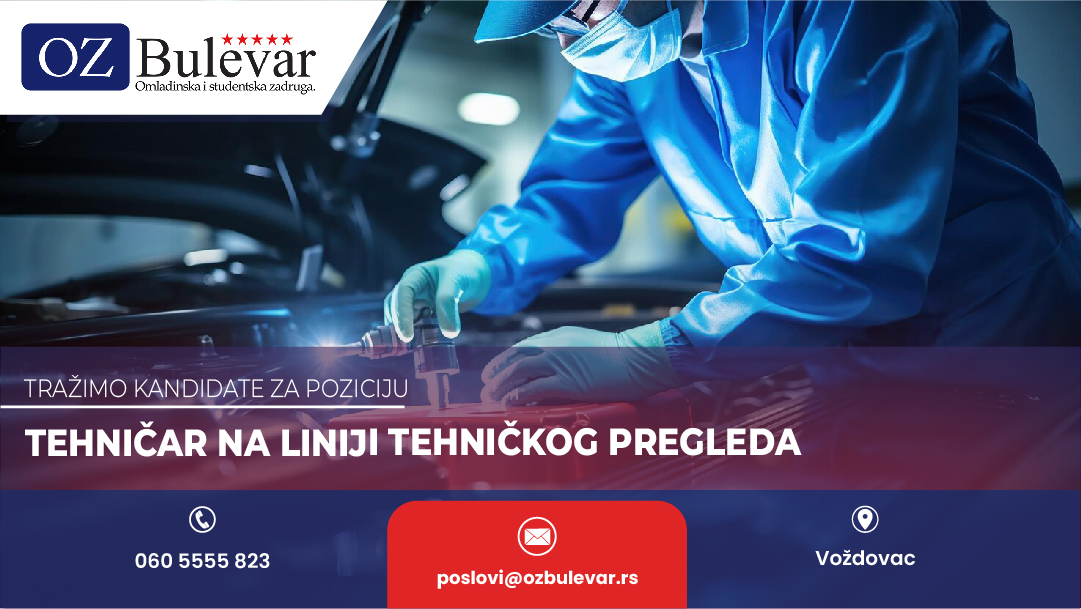 Tehničar na liniji tehničkog pregleda