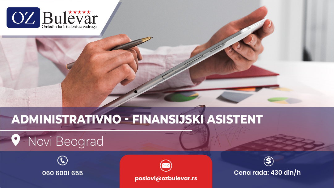 Administrativno - finansijski asistent