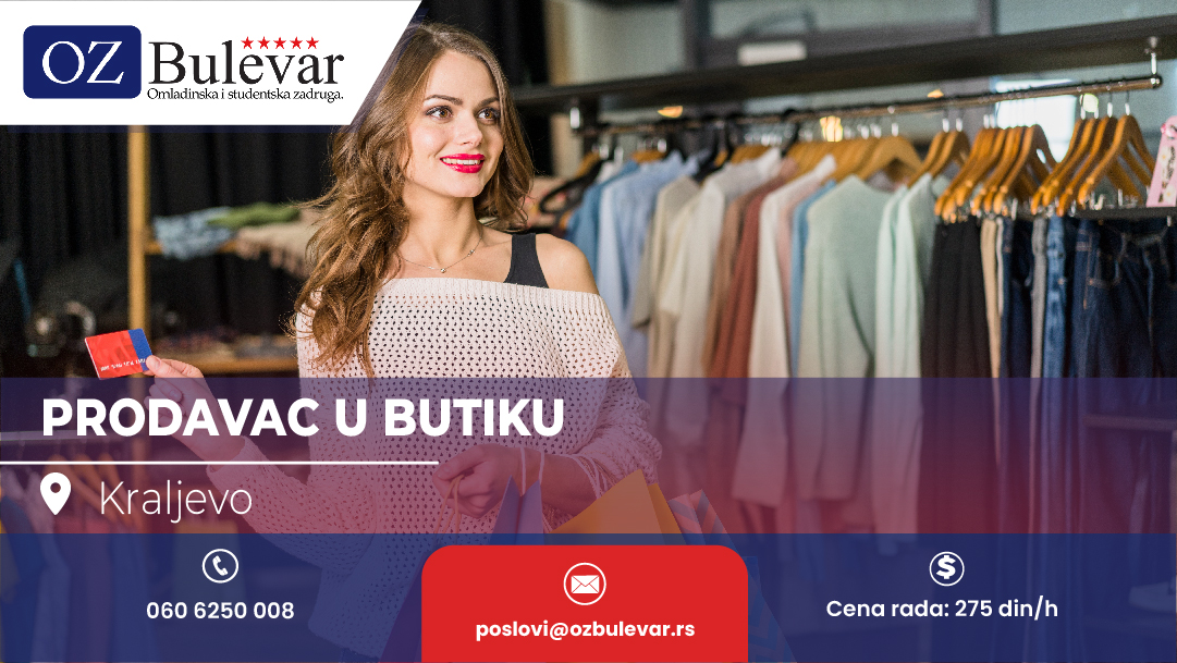 Prodavac u butiku