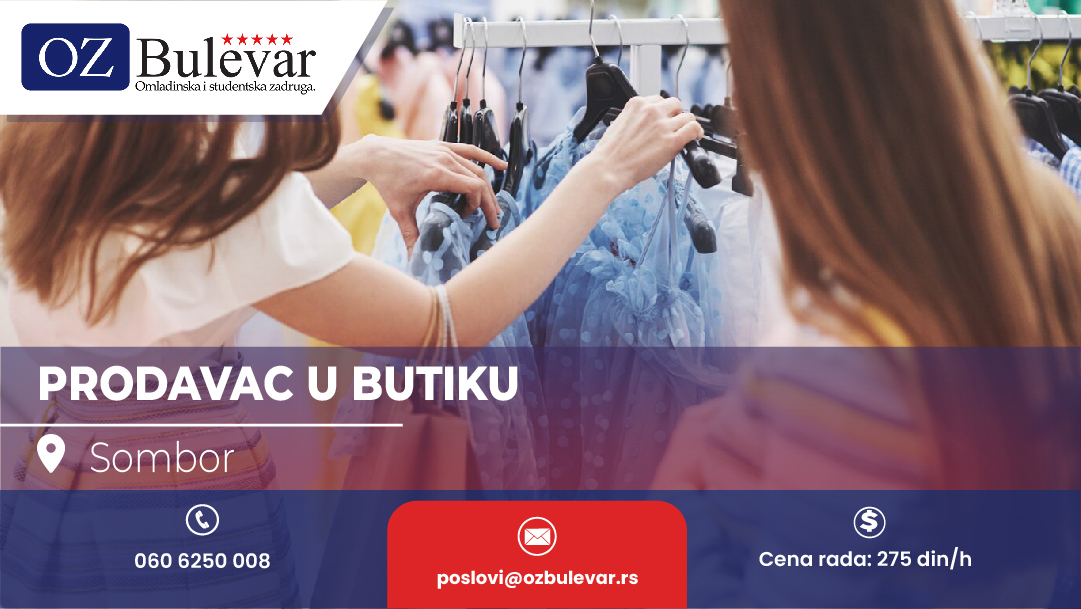 Prodavac u butiku
