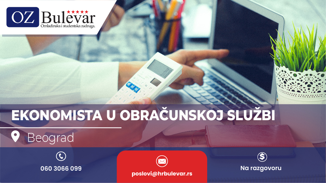 Ekonomista u obracunskoj sluzbi