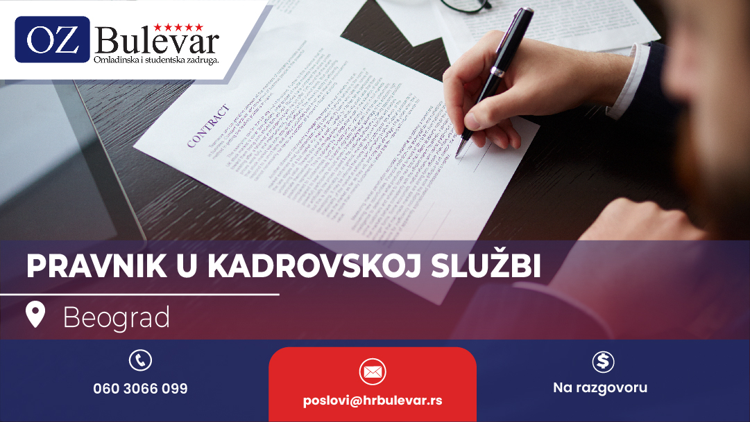 Pravnik u kadrovskoj sluzbi