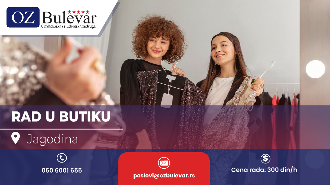 Rad u butiku