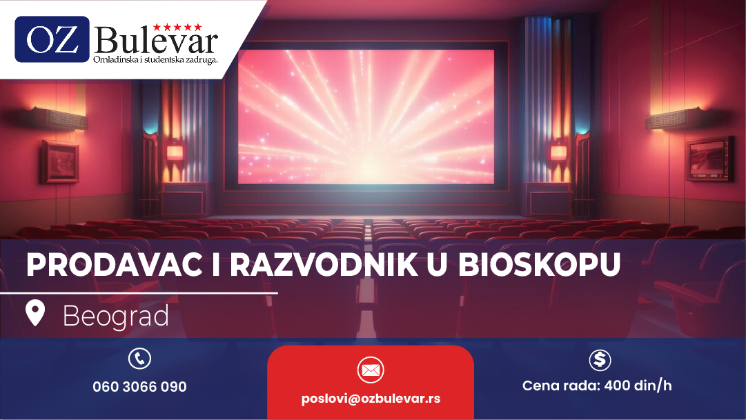 Prodavac i razvodnik u bioskopu
