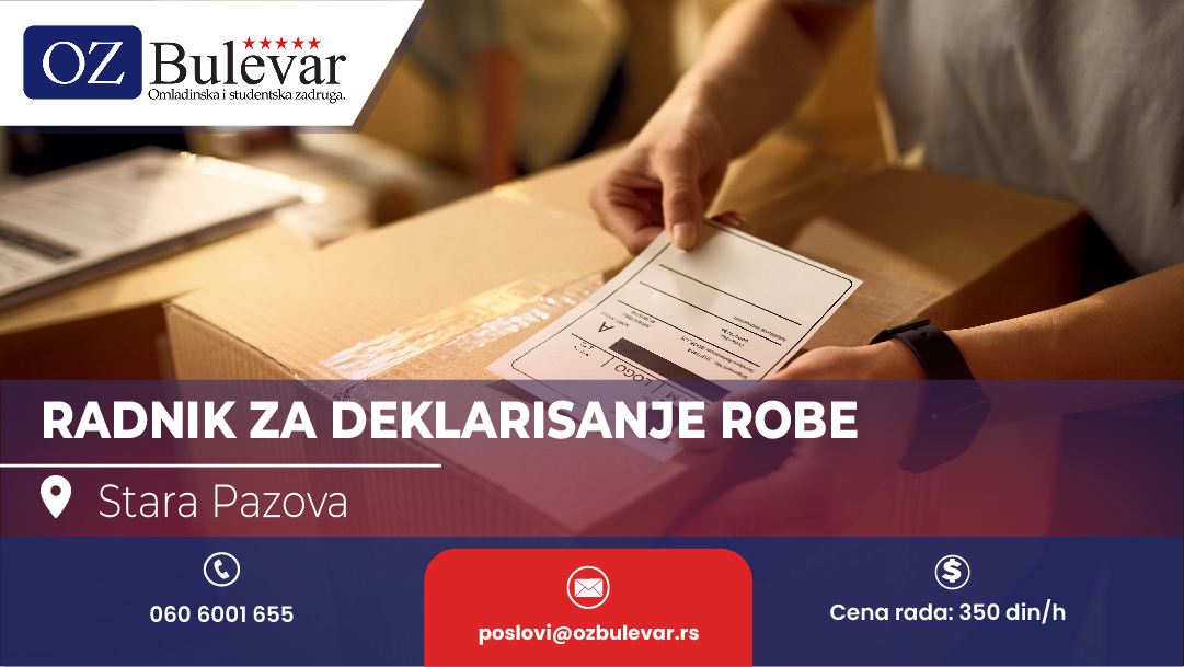 Radnik za deklarisanje robe