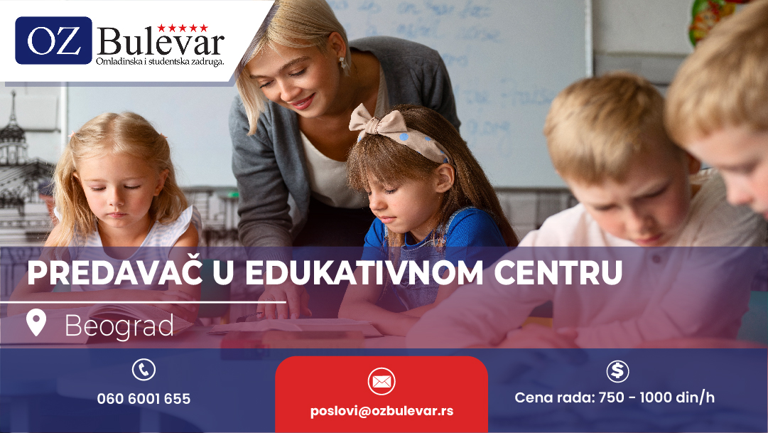Predavač u edukativnom centru
