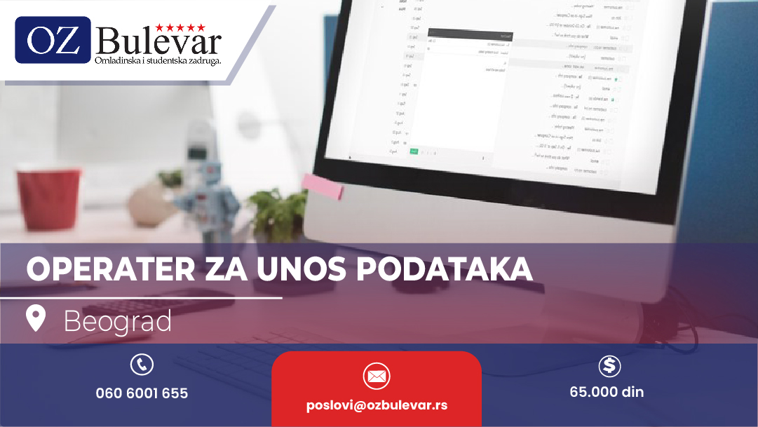 Operater za unos podataka