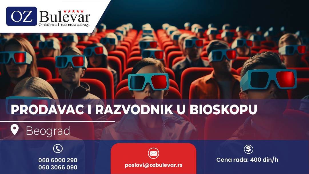 Prodavac i razvodnik u bioskopu