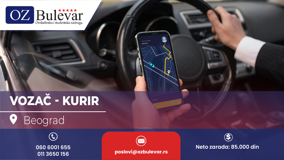 Vozač - kurir