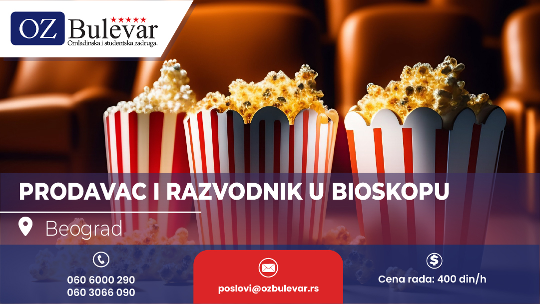 Prodavac i razvodnik u bioskopu
