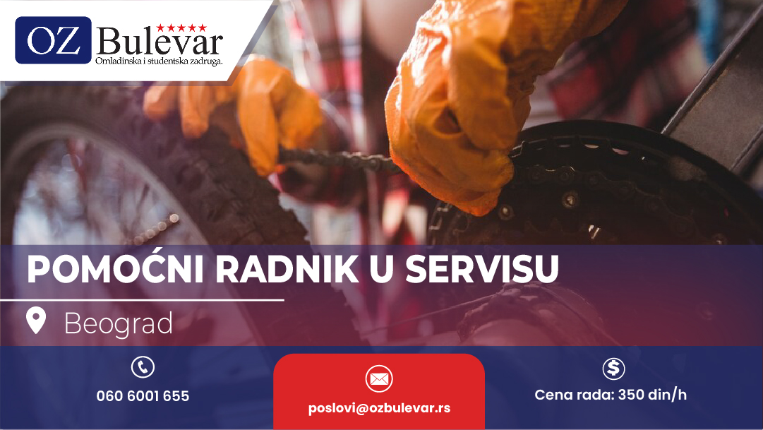 Pomoćni radnik u servisu
