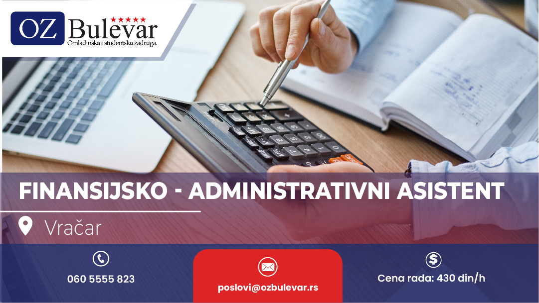 Finansijsko - administrativni asistent