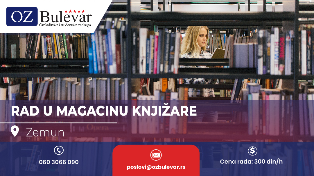 Rad u magacinu knjižare