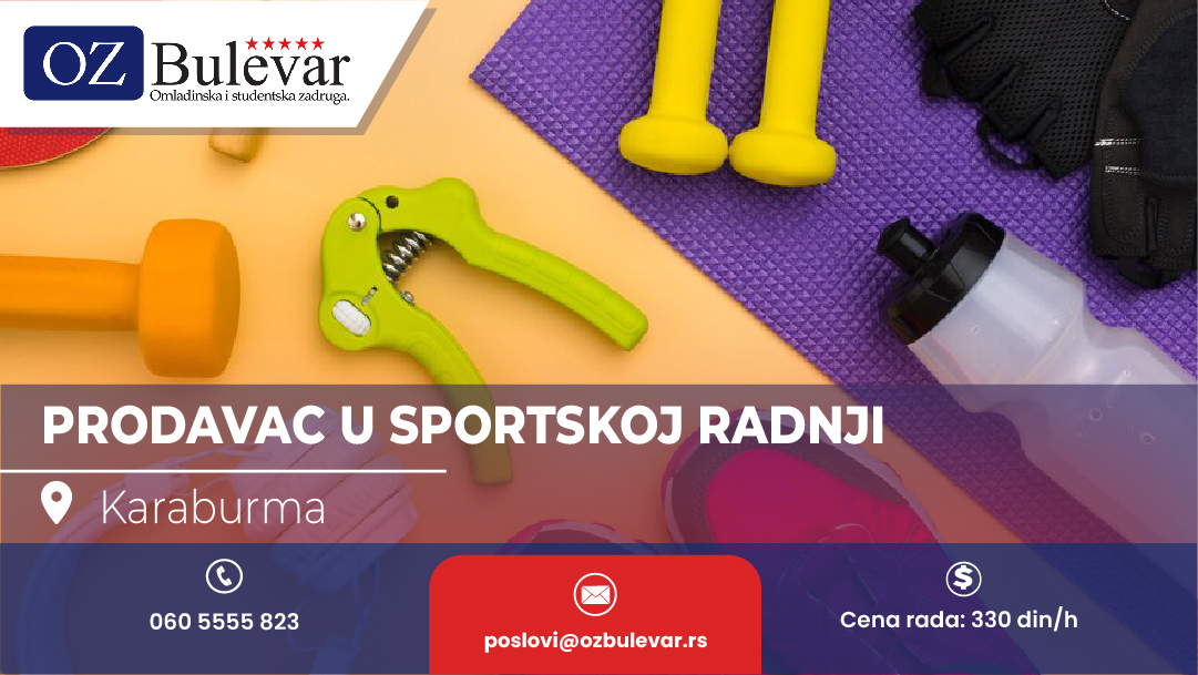 Prodavac u sportskoj radnji