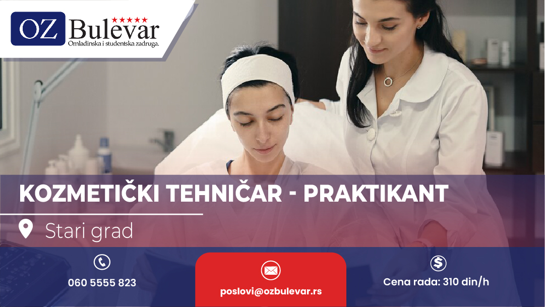 Kozmetički tehničar - praktikant