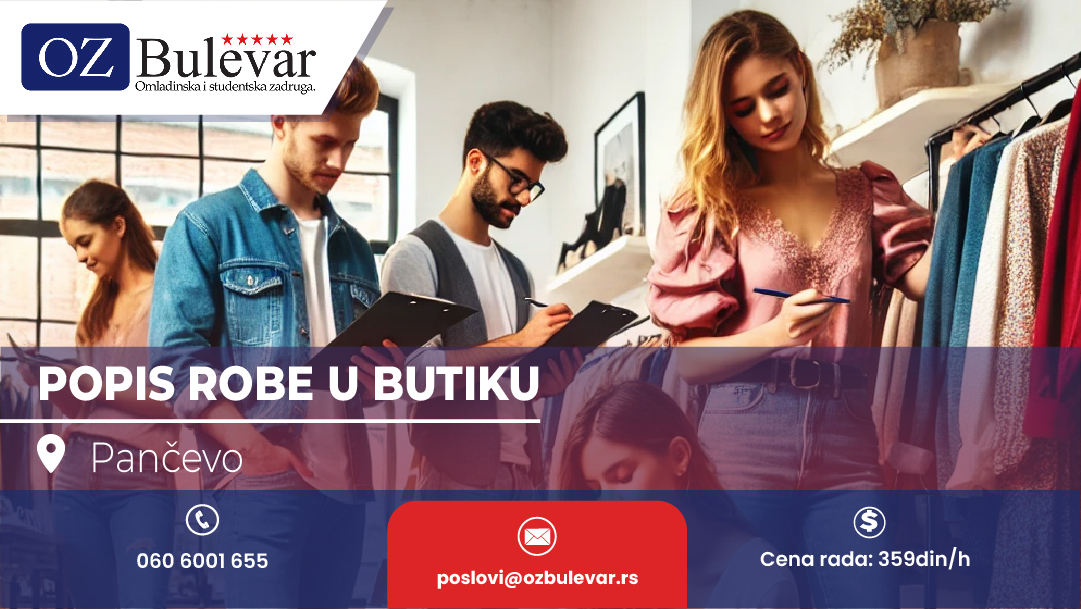 Popis robe Pančevo